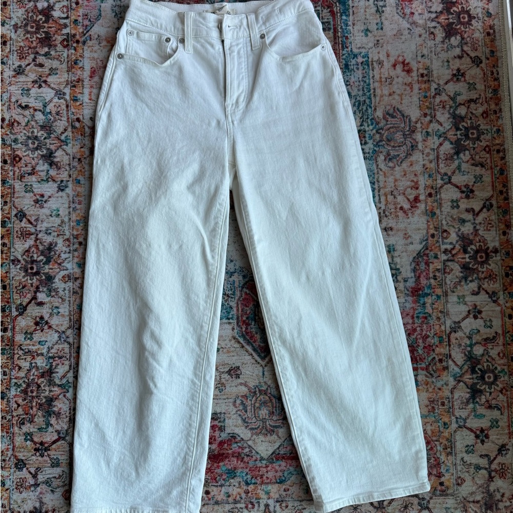 Madewell Stretch Denim ‘the perfect vintage jeans” off white